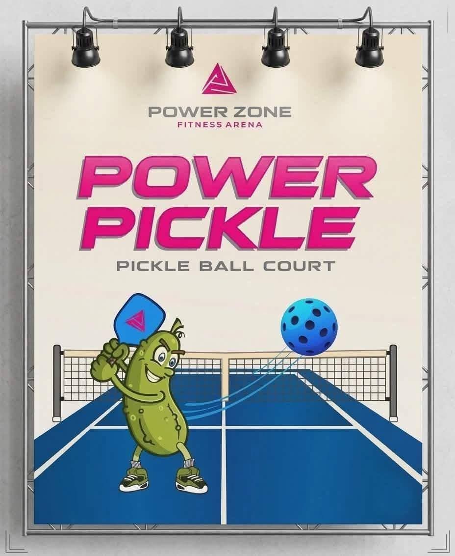 Power Pickle Pickle Ball Court at Power Zone Fitness Arena